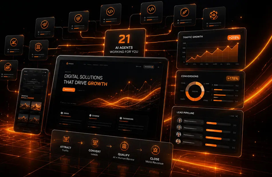 Adimpress builds AI-powered websites and marketing systems that turn visitors into revenue